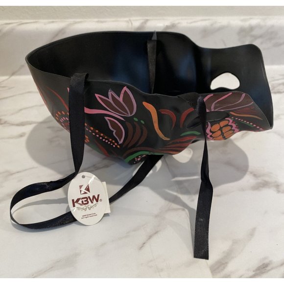 Halloween Skull Masquerade Mask Multi pink color Day of the Dead - Picture 5 of 6